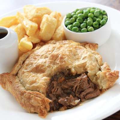 Best steak and kidney pie and chips in norwich